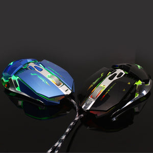 3200DPI Wired Mechanical Ergonomics LED Color Changing Gaming Mouse