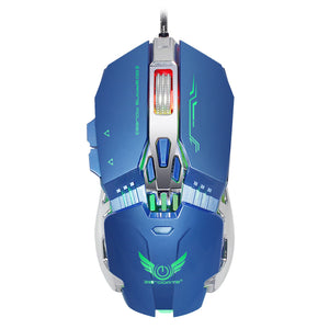 3200DPI Wired Mechanical Ergonomics LED Color Changing Gaming Mouse