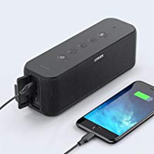 Anker SoundCore with BassUp Technology 12h Playtime IPX5 Water-Resistant 66ft Range