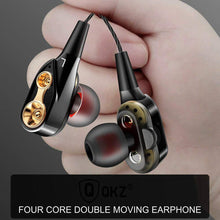 将图片加载到图库查看器，Dual Drivers Earphone High Bass Stereo With Mic For Meizu Xiaomi Sony
