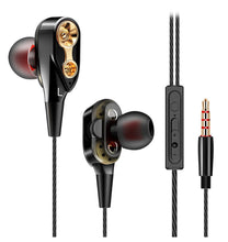将图片加载到图库查看器，Dual Drivers Earphone High Bass Stereo With Mic For Meizu Xiaomi Sony
