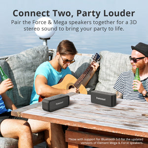 Tronsmart Force Speaker Bluetooth 5.0 40W IPX7 Waterproof with Voice Assistant,TWS,NFC Double Eleven