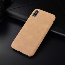 Load image into Gallery viewer, Boucho For iPhone XS Max XR 11 Pro Max X Case Snake Wood Texture Phone Cases For iPhone 7 8 6 6s plus PU Leather Soft Cover
