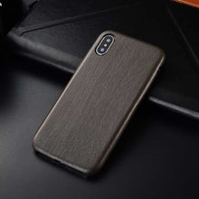 Load image into Gallery viewer, Boucho For iPhone XS Max XR 11 Pro Max X Case Snake Wood Texture Phone Cases For iPhone 7 8 6 6s plus PU Leather Soft Cover
