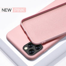 将图片加载到图库查看器，YISHANGOU Case For Apple iPhone 11 Pro Max 6 S 7 8 Plus X XS MAX XR Cute Candy Color Couples Soft Silione Shockproof Back Cover
