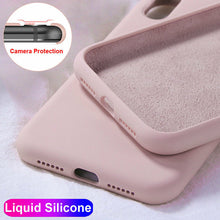 将图片加载到图库查看器，YISHANGOU Case For Apple iPhone 11 Pro Max 6 S 7 8 Plus X XS MAX XR Cute Candy Color Couples Soft Silione Shockproof Back Cover
