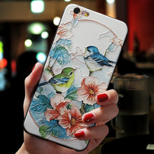 Load image into Gallery viewer, Relief Cute Flower TPU 3D Emboss Silicone Case For iPhone X XR 6 6S 7 8 Plus 5 5S SE 9 Cases For iPhone XS Max Coque Cover Shell
