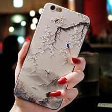 Load image into Gallery viewer, Relief Cute Flower TPU 3D Emboss Silicone Case For iPhone X XR 6 6S 7 8 Plus 5 5S SE 9 Cases For iPhone XS Max Coque Cover Shell
