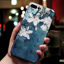 Load image into Gallery viewer, Relief Cute Flower TPU 3D Emboss Silicone Case For iPhone X XR 6 6S 7 8 Plus 5 5S SE 9 Cases For iPhone XS Max Coque Cover Shell
