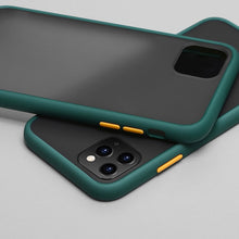 将图片加载到图库查看器，N1986N Phone Case For iPhone 11 Pro X XR XS Max 7 8+ Luxury Contrast Color Frame Matte
