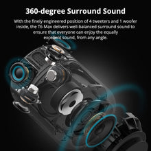 将图片加载到图库查看器，Tronsmart T6 Max Bluetooth Speaker 60W Home Theater with Voice Assistant, IPX5, NFC, 20H Play time
