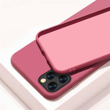 将图片加载到图库查看器，YISHANGOU Case For Apple iPhone 11 Pro Max 6 S 7 8 Plus X XS MAX XR Cute Candy Color Couples Soft Silione Shockproof Back Cover
