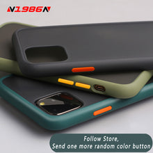 将图片加载到图库查看器，N1986N Phone Case For iPhone 11 Pro X XR XS Max 7 8+ Luxury Contrast Color Frame Matte
