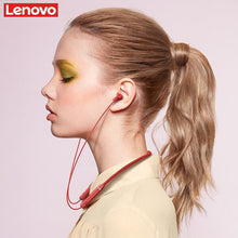 将图片加载到图库查看器，Lenovo Wireless Sport Earphones IPX5 Waterproof Noise Canceling
