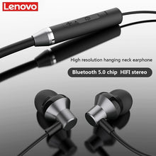 将图片加载到图库查看器，Lenovo Wireless Sport Earphones IPX5 Waterproof Noise Canceling
