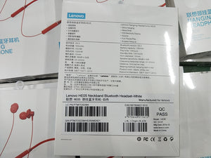 Lenovo Wireless Sport Earphones IPX5 Waterproof Noise Canceling