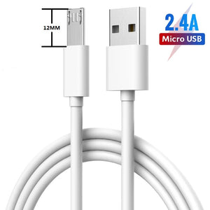 12 mm Micro Usb Cable Plug Charging Cord Wire For Oukitel K10000 Pro Umidigi A5 A3 Blackview A60 A7