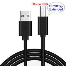 将图片加载到图库查看器，12 mm Micro Usb Cable Plug Charging Cord Wire For Oukitel K10000 Pro Umidigi A5 A3 Blackview A60 A7
