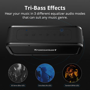 Tronsmart Force Speaker Bluetooth 5.0 40W IPX7 Waterproof with Voice Assistant,TWS,NFC Double Eleven