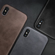 将图片加载到图库查看器，Ultra Thin Phone Cases For iPhone 6S 6 7 8 Plus XS Max Cover Leather Skin Soft TPU Silicone Case For iPhone XR X Shell
