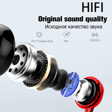 Load image into Gallery viewer, AZiMiYO Hybrid Pro HD In-Ear Earphones Braided Wired 4D Heavy bass
